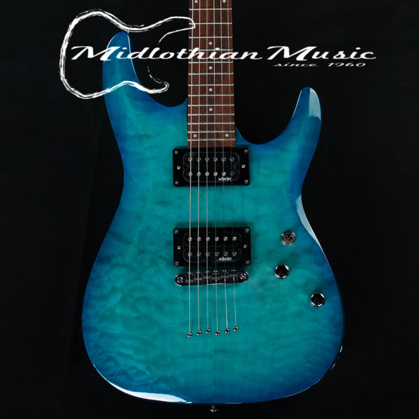 Schecter C-6 Plus - Electric Guitar - Ocean Blue Burst Finish