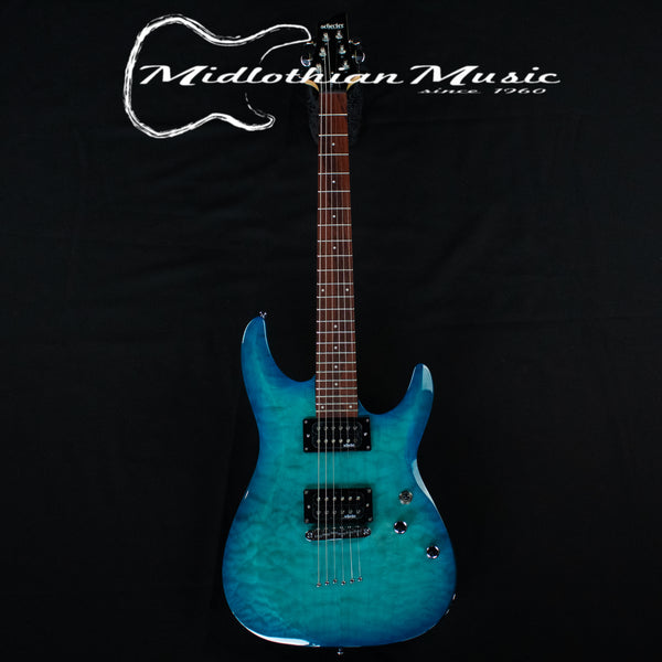 Schecter C-6 Plus - Electric Guitar - Ocean Blue Burst Finish