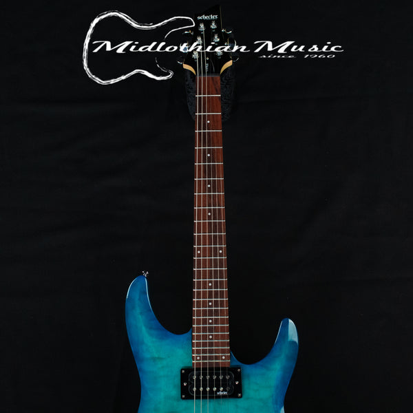 Schecter C-6 Plus - Electric Guitar - Ocean Blue Burst Finish