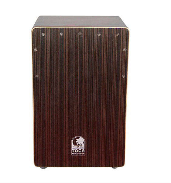 Toca Workhorse Cajon - 11.75 x 19.75 x 11.75" - Dark Walnut (TCAJWHDW)