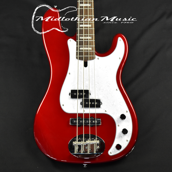 Lakland 44-64 Skyline Custom PJ - 4-String Bass - Candy Apple Red Finish (210813708)