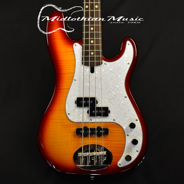 Lakland Skyline 44-64 Deluxe PJ Bass Guitar - Honeyburst Finish (220612165) @10.2lbs