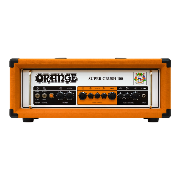 Orange Super Crush 100 - 100W Amplifier Head (Solid State) - Orange Finish