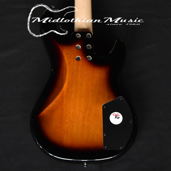 G&L Tribute L2000 - Left-Handed Electric Bass - 3-Tone Sunburst Finish (200604774) @7.4lbs