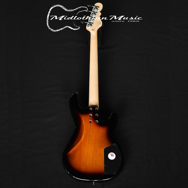 G&L Tribute L2000 - Left-Handed Electric Bass - 3-Tone Sunburst Finish (200604774) @7.4lbs