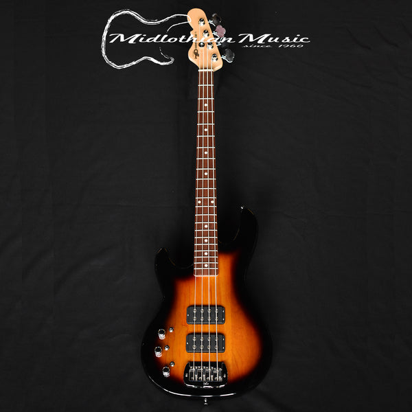 G&L Tribute L2000 - Left-Handed Electric Bass - 3-Tone Sunburst Finish (200604774) @7.4lbs