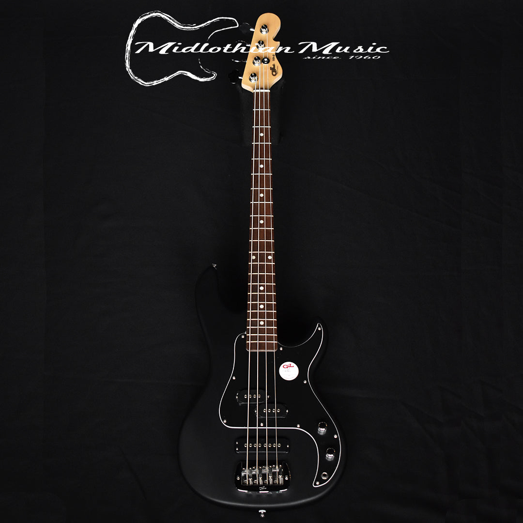 G&L Tribute SB-2 - Satin Black Finish - 4-String Electric Bass