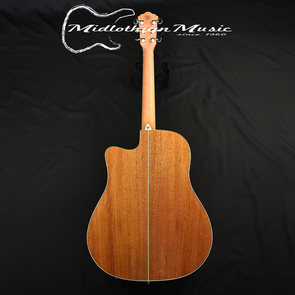 Washburn WD7SCE-A Acoustic/Electric Guitar - Natural Gloss Finish