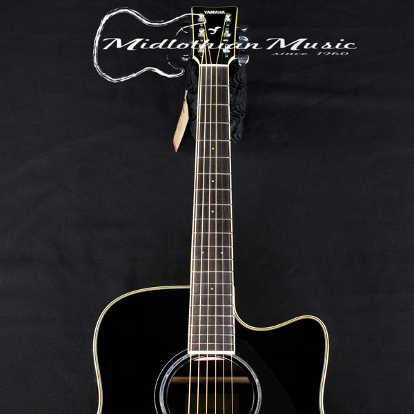 Yamaha FGX830C - Acoustic/Electric Dreadnought Cutaway Guitar - Black Gloss Finish