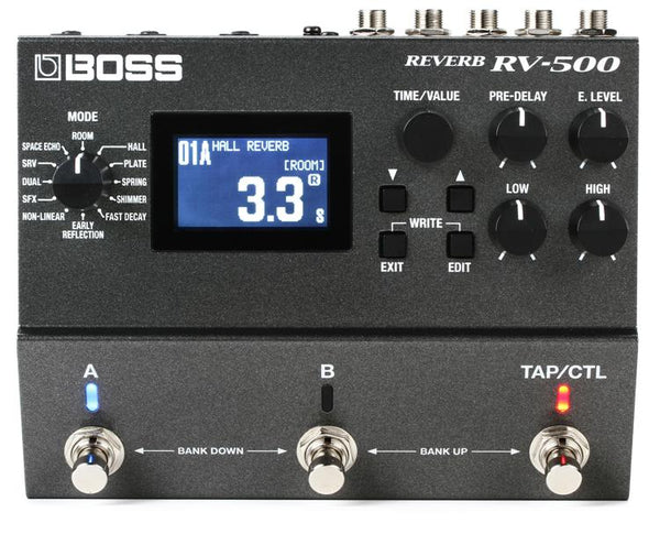 Boss RV-500 - Multi-Reverb Effects Pedal - Gray Finish