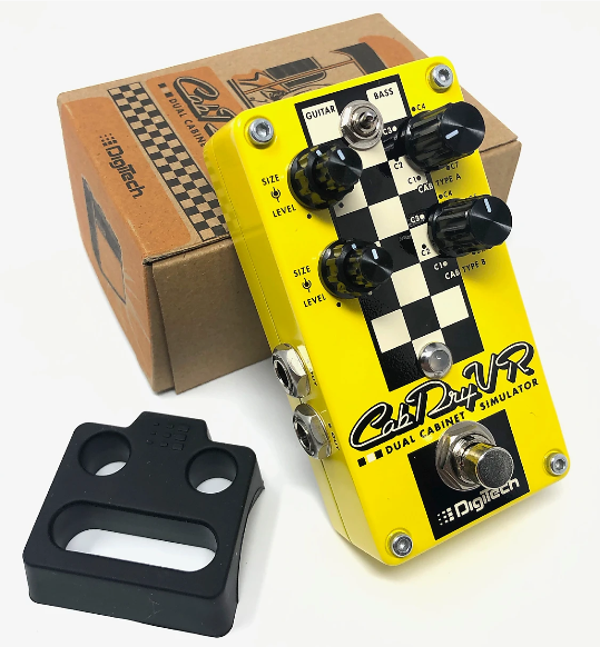 DigiTech CabDryVR - Dual Cabinet Simulator Pedal - Yellow Finish