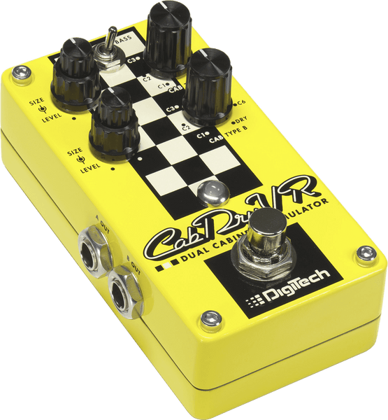 DigiTech CabDryVR - Dual Cabinet Simulator Pedal - Yellow Finish